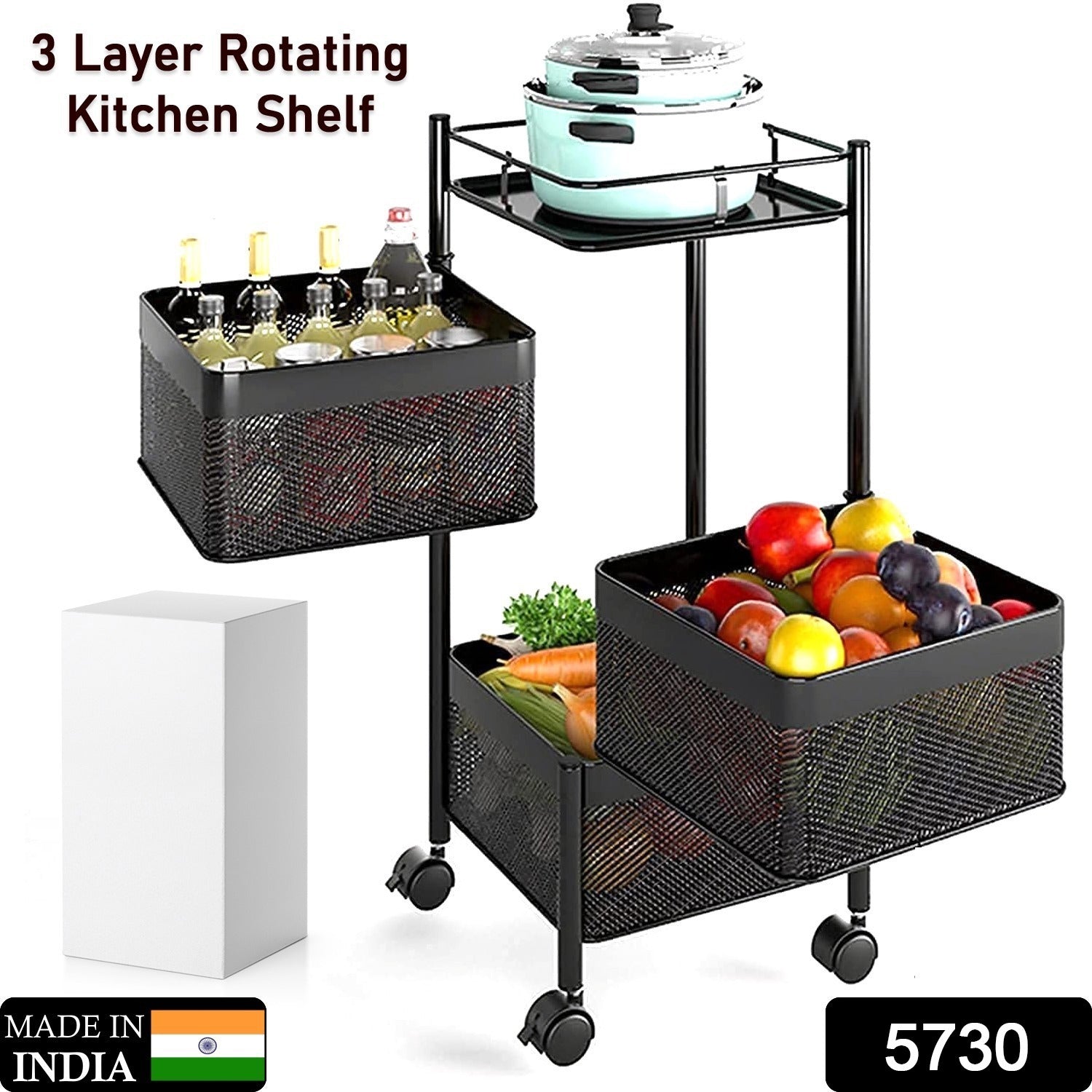 Metal High Qaulity Kitchen Trolley Kitchen Organizer Items and Kitchen Accessories Items for Kitchen Rack Square Design for Fruits & Vegetable Onion Storage Kitchen Trolley with Wheels (4 Layer / 3 Layer) Metal High Qaulity Kitchen Trolley Kitchen Organizer Items and Kitchen Accessories Items for Kitchen Rack Square Design for Fruits & Vegetable Onion Storage Kitchen Trolley with Wheels (4 Layer / 3 Layer)